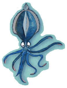 Wandskulptur Otto Octopus